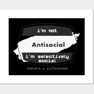 Antisocial Posters and Art